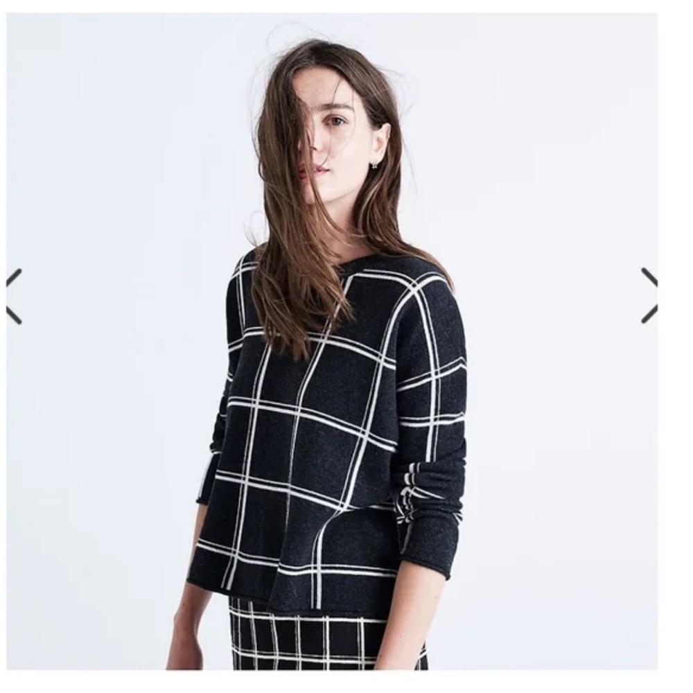 Madewell Boxy Wool Blend Sweater